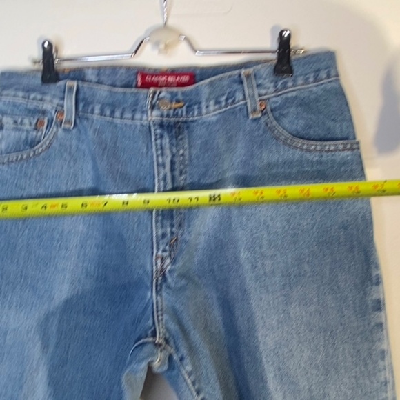 Levi’s 550 Relaxed High Rise Tapered Leg Mom Jeans Light Wash Size 16 Vintage - Picture 11 of 16